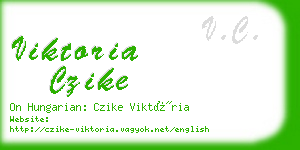 viktoria czike business card